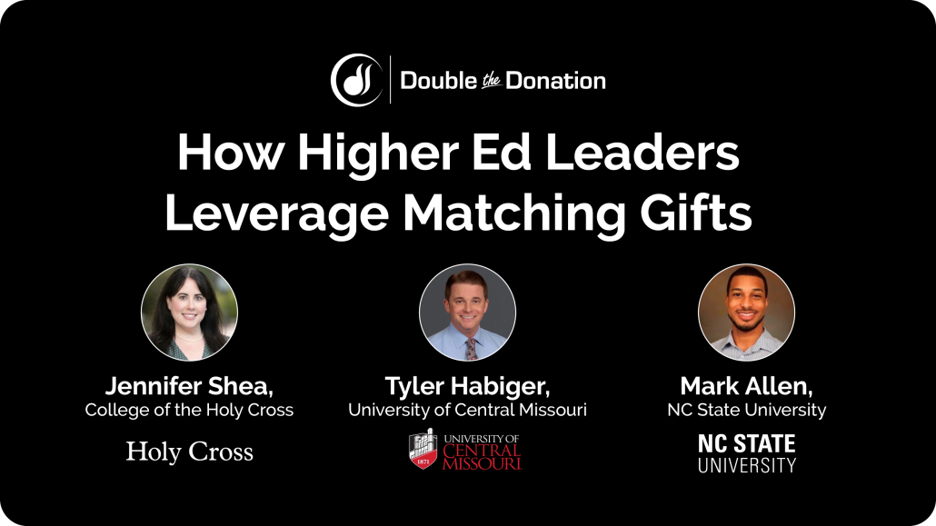 Explore higher ed matching gift strategies in this webinar.